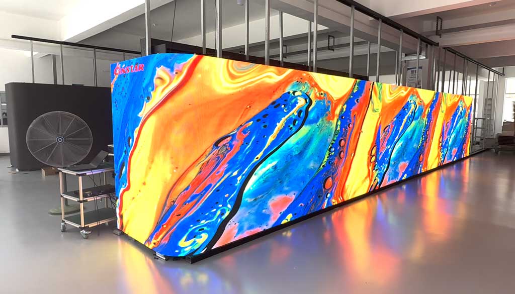 3d led screen delivered to iraq