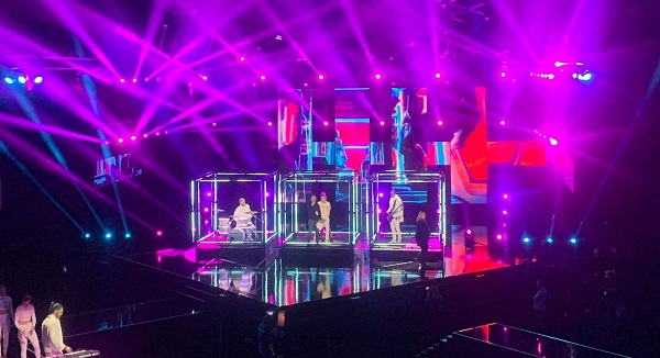 Cinstar rental LED display lights up Oslo Spektrum Arena Norway