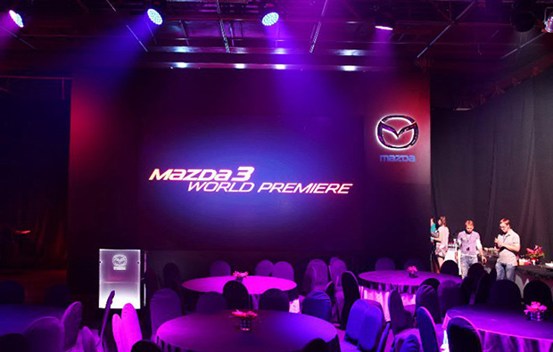 Cinstar rental LED display supports Russia Auto Show